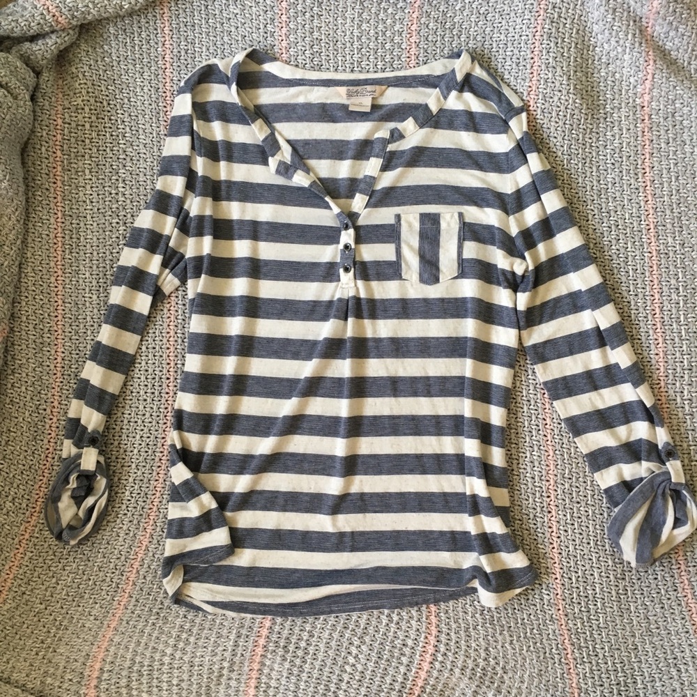 Lucky brand women’s striped shirt